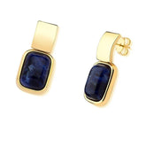 BRINCO DOURADO MAJESTIC RETANGULAR